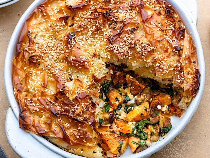 Sonya's Pumpkin Feta Filo Pie