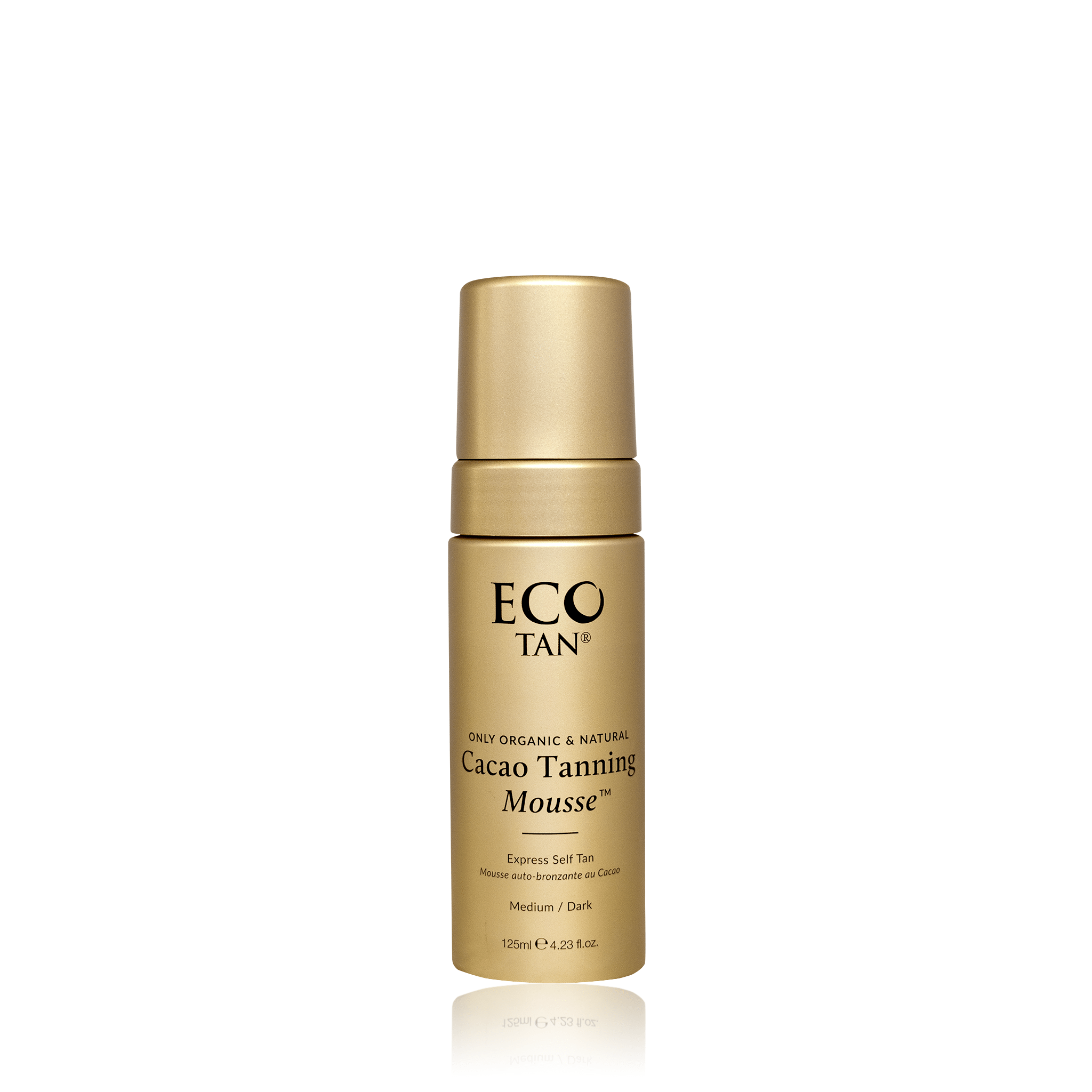 Eco Tan, Eco By Sonya Cacao Tanning Mousse bottle on a white background
