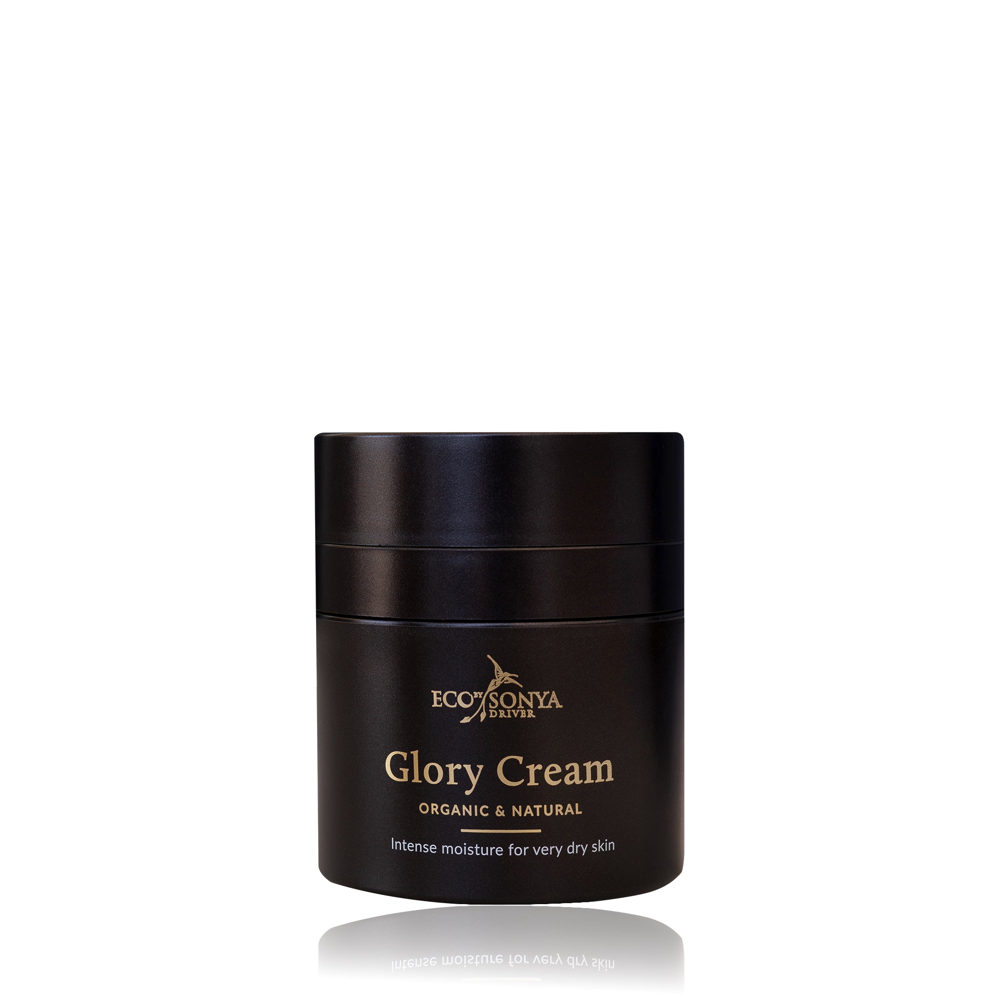 Eco By Sonya Glory Cream packaging on white background, natural organic rich cream for dry and ageing skin, made in Australia.