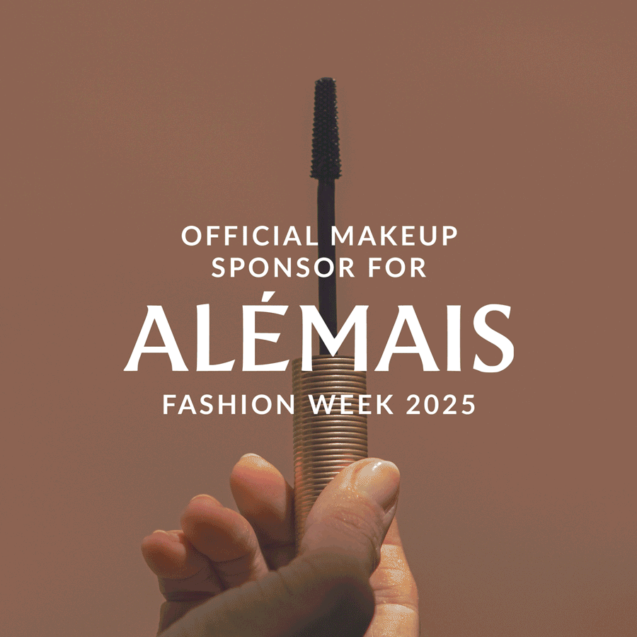 Official makeup sponsor for Alemais Fashion week Eco By Sonya Mitzi Mascara clean formulated eye makeup 