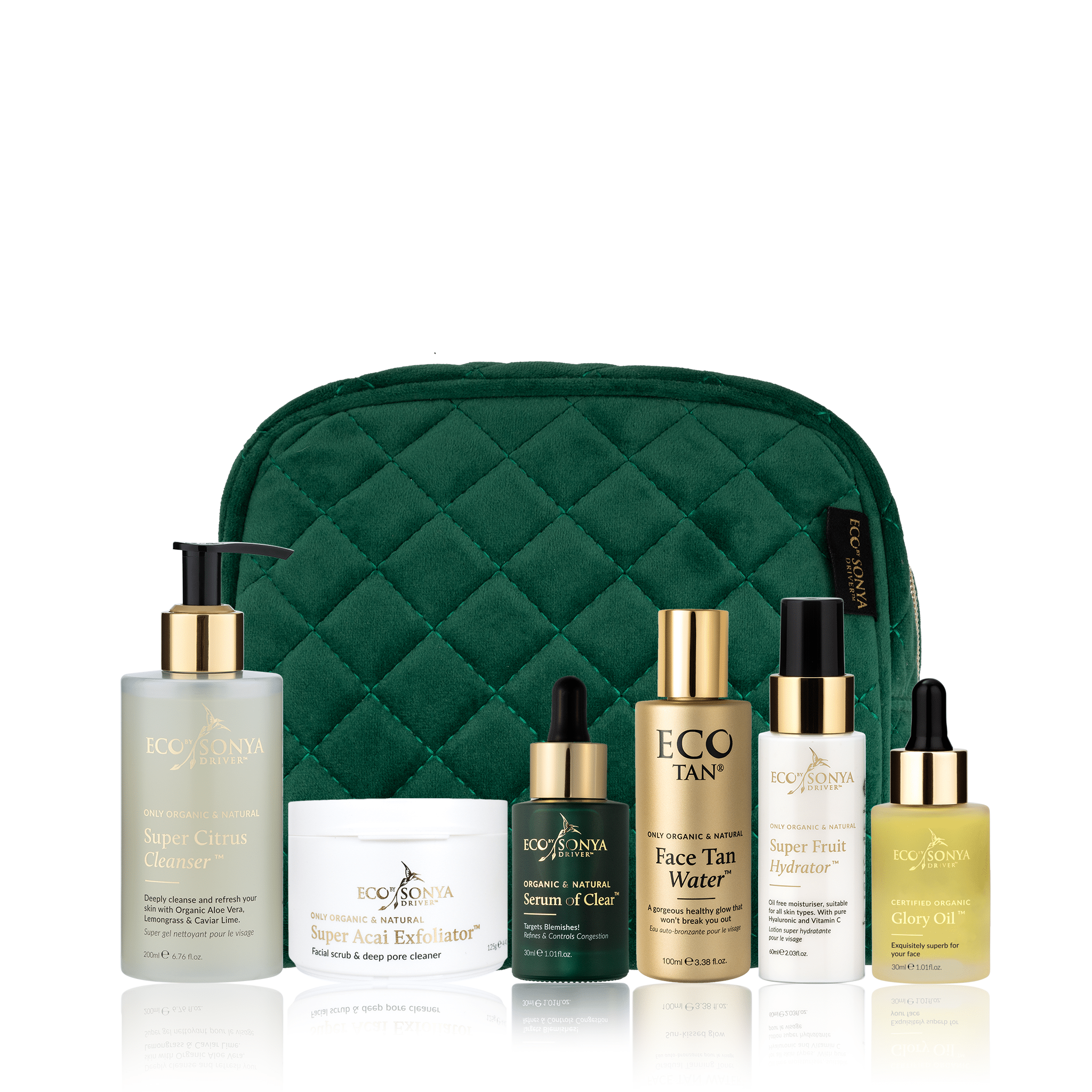 Eco Tan Clear Skin System natural organic skincare pack for acne and oily skin